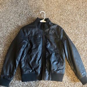 Size 10/12 leather coat youth